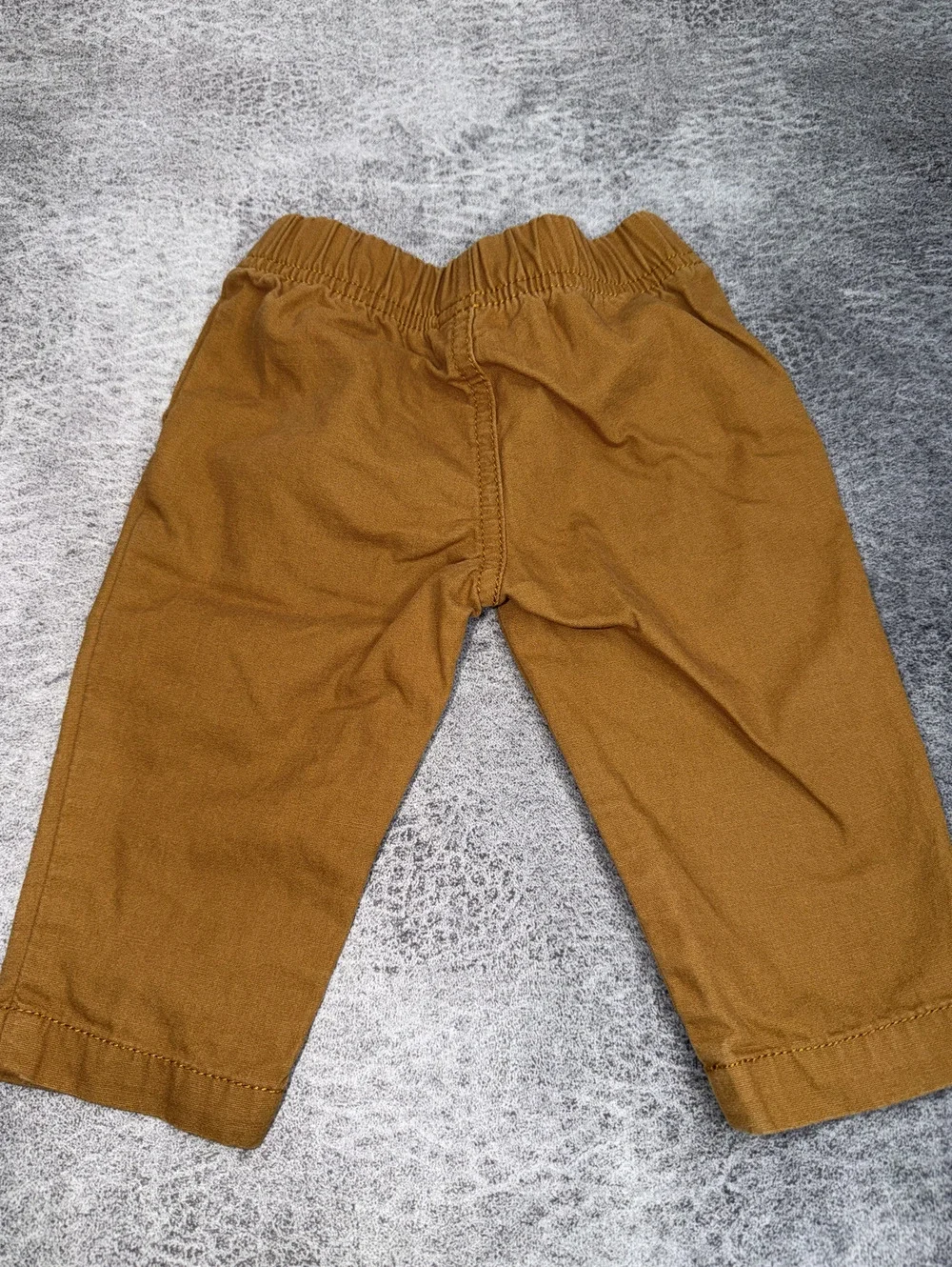 Carter's Baby 6M Baby Boy Girl 100% Cotton Pants Tan Khaki Brown Stretch